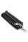 Практичная ключница из натуральной кожи ST Leather ST-07-103-1G 13,5х5х3см черная