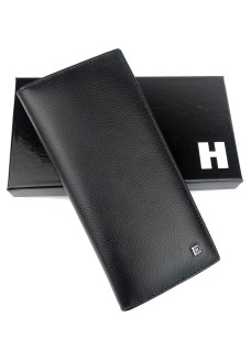 Модный кошелек из кожи Horton H-MSM-6 (JZ6770) черный