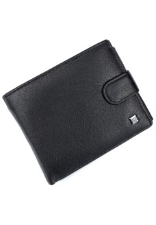 Шкіряний гаманець для чоловіків Horton H-M104-1 (JZ6765) чорний