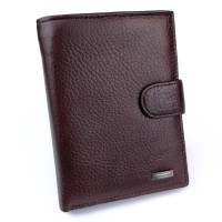 Чоловічий шкіряний гаманець з відділеннями для документів Tailian TA-227D-2 (JZ6785) коричневий