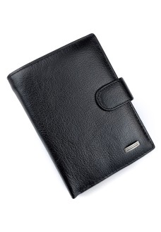 Чоловічий шкіряний гаманець з відділеннями для документів Tailian TA-227D-1 (JZ6784) чорний