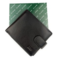 Качественный кошелек из кожи для мужчин
 MD Leather MD-22-208 (JZ6723) черный