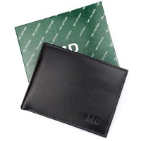 Стильний гаманець зі шкіри для чоловіків MD Leather MD-22-634 (JZ6730) чорний