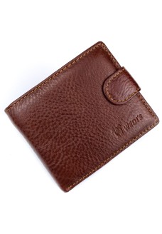 Чоловічий шкіряний гаманець з відділенням для документів WEDIS W-208-2 (JZ6787) коричневий