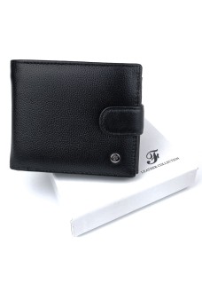 Практичний гаманець для чоловіків із відсіком для документів Salfeite F-2-1 (JZ6782) чорний