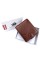 Мужской кожаный кошелек с отделением для документов WEDIS W-208-2 (JZ6787) коричневый