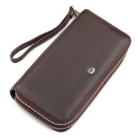 Чоловічий кошелек- портмоне шкіряне ST Leather (ST127) 98326 Коричневий