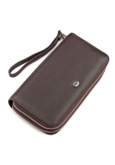 Чоловічий кошелек- портмоне шкіряне ST Leather (ST127) 98326 Коричневий