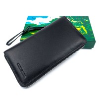 Шкіряне чоловіче портмоне з ручкою Marco Coverna MC-802-1 (JZ6708) чорний