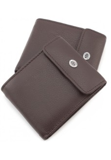 Кожаный кошелек ST Leather (ST155) 98388 Коричневый