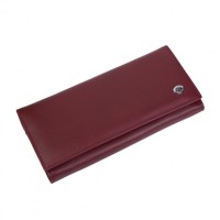 Гаманець жіночий зі шкіри ST Leather (ST150-1) 98372 Бордовий