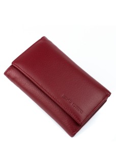 Женский вместительный кожаный кошелек Marco Coverna MC-1418-4 (JZ6629) бордовый