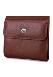 Кожаный кошелек ST Leather (ST209) 98412 Коричневый