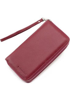 Жіночий сучасний гаманець шкіряний Marco Coverna MC-801A-7 (JZ6604) бордовий