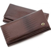 Женский кошелек кожаный ST Leather (S1001A) 98190 Коричневый