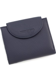 Небольшой кожаный кожаный кошелек для девушек Marco Coverna MC-2036-5 (JZ6642) синий