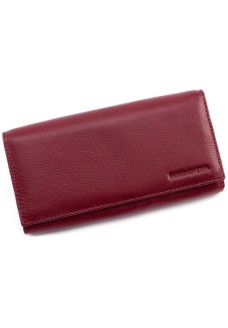 Женский вместительный кошелек из кожи Marco Coverna MC-1-2030-4 (JZ6560) бордовый
