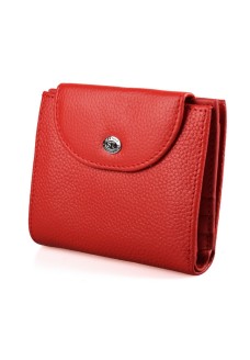 Жіночий шкіряний гаманець ST Leather (ST410) 98463 Червоний