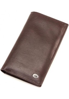 Мужской кошелек натуральная кожа ST Leather (B-MS35) 98180 Коричневый