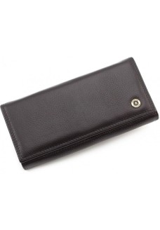 Шкіряний жіночий гаманець Boston (S1001B) 98194 Чорний