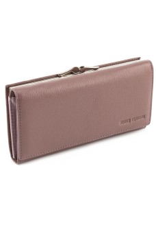 Молодежный кожаный кошелек для девушек Marco Coverna MC-1412-6 (JZ6612) розовый (пудра)