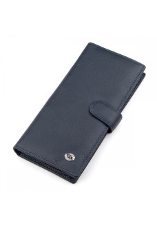 Чоловічий шкіряний гаманець ST Leather (ST147) 98351 Синій
