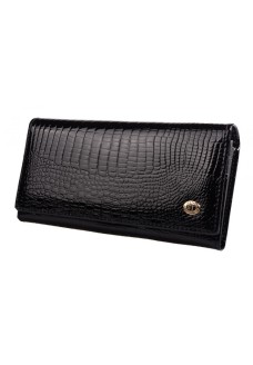 Жіночий шкіряний гаманець ST Leather (S2001A) 98218 Чорний