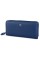 Кожаный кошелек- клатч на молнии St leather (ST238) 382019 Синий