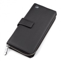 Мужской кошелек- портмоне ST Leather (ST228) 98329 Черный