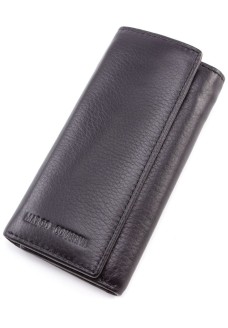 Стильный кошелёк с креплениями для ключей Marco Coverna MC-5551-1 (JZ6669) черный