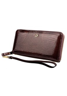 Жіночий шкіряний гаманець на блискавки ST Leather (S4001A) 98241 Коричневий