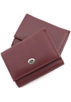 Женский кожаный кошелек ST Leather (ST440) 98515 Бордовый
