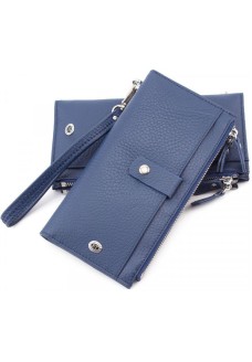 Женский кожаный кошелек ST Leather (ST420) 98503 Голубой