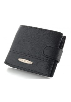 Чоловічий шкіряний гаманець маленький Tailian (T150) 98593 Чорний