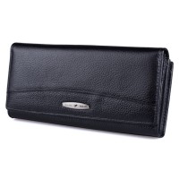 Жіночий шкіряний гаманець Tailian (T809) 98646 Чорний