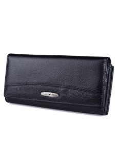 Жіночий шкіряний гаманець Tailian (T809) 98646 Чорний