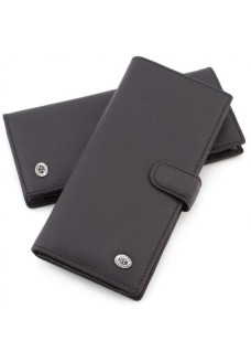 Чоловічий шкіряний гаманець ST Leather (ST147) 98345 Синій