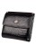 Жіночий шкіряний гаманець складаний маленький лаковий ST Leather (S1101A) 98198 Чорний
