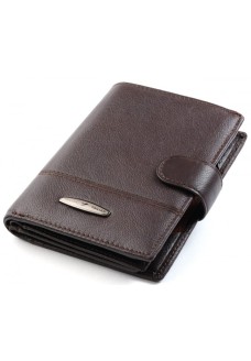 Мужской кожаный кошелек с отделом для паспорта Tailian (T265) 98624 Коричневый