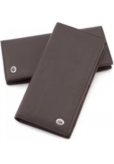Чоловічий шкіряний гаманець ST Leather (ST148) 98352 Коричневий