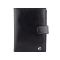 Мужской кожаный кошелек Boston (B5-027) 98177 Черный
