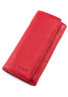 Женский кошелек с креплениями для ключей Marco Coverna MC-5551-2 (JZ6670) красный