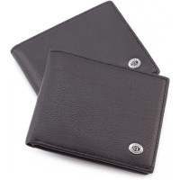Мужской кожаный кошелек ST Leather (ST160) 98396 Черный
