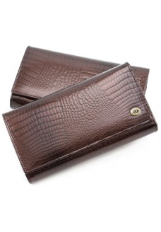Жіночий гаманець шкіряний ST Leather (S8001A) 98275 Коричневий
