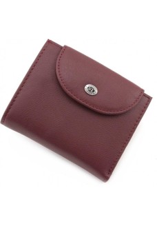 Жіночий шкіряний гаманець ST Leather (ST410) 98479 Бордовий