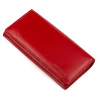 Яркий и современный кожаный кошелек для девушек Marco Coverna MC-1-2028-2 (JZ6555) красный