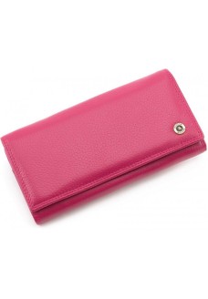 Женский кожаный кошелек Boston (S6001B) 98264 Розовый