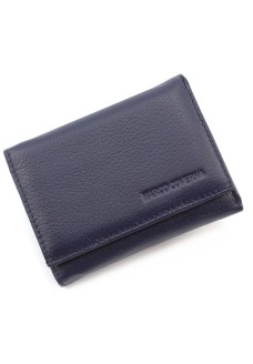 Якісний гаманець зі шкіри Marco Coverna MC-6055-3 (JZ6675) синій