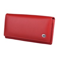 Жіночий шкіряний гаманець ST Leather (ST634) 98563 Червоний