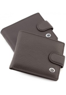 Чоловічий шкіряний гаманець ST Leather (ST114) 98322 Коричневий